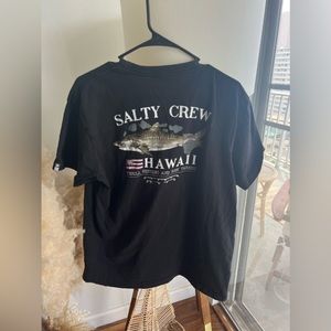 Large Salty Crew Hawaii Black Tshirt